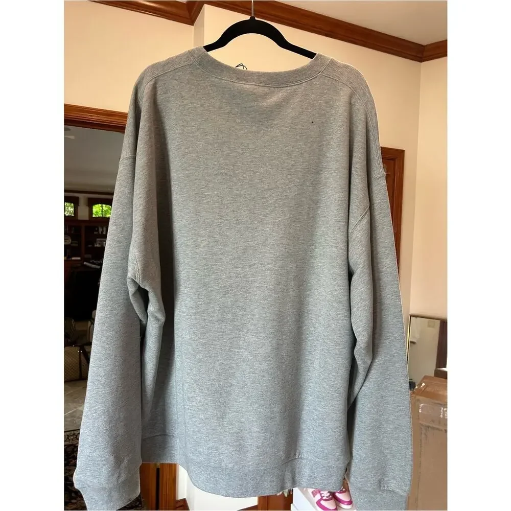 Men's Gucci, gray cotton interlocking G sweatshirt size XXXL made in Italy